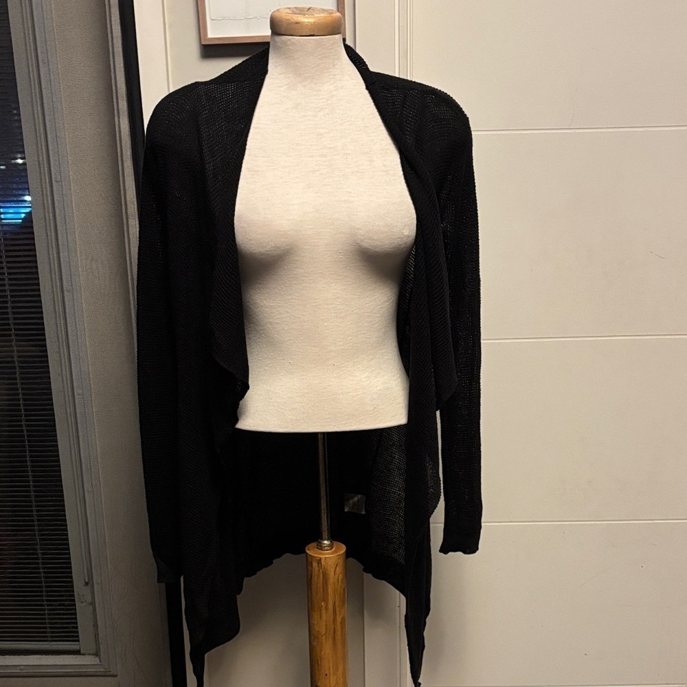 Monk & Lou Elegant Black Women's Sweater - Picture 2 of 8
